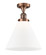 Franklin Restoration LED Semi-Flush Mount in Antique Copper (405|517-1CH-AC-G41-L-LED)