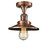 Franklin Restoration One Light Semi-Flush Mount in Antique Copper (405|517-1CH-AC-M3)