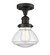 Franklin Restoration One Light Semi-Flush Mount in Oil Rubbed Bronze (405|517-1CH-OB-G322)