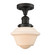 Franklin Restoration LED Semi-Flush Mount in Oil Rubbed Bronze (405|517-1CH-OB-G531-LED)