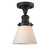 Franklin Restoration One Light Semi-Flush Mount in Oil Rubbed Bronze (405|517-1CH-OB-G61)