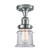 Franklin Restoration LED Semi-Flush Mount in Polished Chrome (405|517-1CH-PC-G182S-LED)