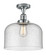 Franklin Restoration One Light Semi-Flush Mount in Polished Chrome (405|517-1CH-PC-G74-L)