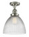 Franklin Restoration One Light Semi-Flush Mount in Polished Nickel (405|517-1CH-PN-G222)