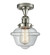 Franklin Restoration One Light Semi-Flush Mount in Polished Nickel (405|517-1CH-PN-G532)