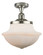 Franklin Restoration One Light Semi-Flush Mount in Polished Nickel (405|517-1CH-PN-G541)