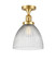 Franklin Restoration LED Semi-Flush Mount in Satin Gold (405|517-1CH-SG-G222-LED)