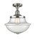 Franklin Restoration LED Semi-Flush Mount in Brushed Satin Nickel (405|517-1CH-SN-G544-LED)