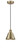 Edison LED Mini Pendant in Antique Brass (405|616-1P-AB-M8-LED)