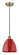 Edison One Light Mini Pendant in Antique Brass (405|616-1P-AB-MBD-9-RD)