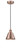 Edison One Light Mini Pendant in Antique Copper (405|616-1P-AC-M8)