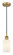 Edison One Light Mini Pendant in Brushed Brass (405|616-1P-BB-G801)