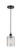 Edison One Light Mini Pendant in Matte Black (405|616-1P-BK-G112)