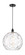 Edison One Light Pendant in Matte Black (405|616-1P-BK-G1215-14)