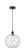 Edison One Light Mini Pendant in Matte Black (405|616-1P-BK-G122-10RW)