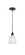 Edison One Light Mini Pendant in Matte Black (405|616-1P-BK-G441)