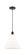 Edison One Light Mini Pendant in Matte Black (405|616-1P-BK-GBC-121)