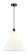 Edison One Light Pendant in Matte Black (405|616-1P-BK-GBC-161)