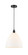 Edison One Light Mini Pendant in Matte Black (405|616-1P-BK-GBD-121)