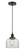 Edison One Light Mini Pendant in Matte Black (405|616-1PH-BK-G72)