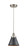 Edison LED Mini Pendant in Brushed Satin Nickel (405|616-1PH-SN-M13-BK-LED)