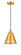 Edison One Light Mini Pendant in Satin Gold (405|616-1P-SG-MBC-8-SG)