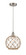 Edison LED Mini Pendant in Brushed Satin Nickel (405|616-1P-SN-G122-10RB-LED)