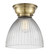 Franklin Restoration One Light Flush Mount in Antique Brass (405|623-1F-AB-G222)