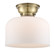 Franklin Restoration One Light Flush Mount in Antique Brass (405|623-1F-AB-G71-L)