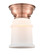 Franklin Restoration LED Flush Mount in Antique Copper (405|623-1F-AC-G181-LED)