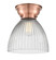 Franklin Restoration One Light Flush Mount in Antique Copper (405|623-1F-AC-G222)