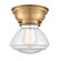 Franklin Restoration One Light Flush Mount in Brushed Brass (405|623-1F-BB-G322)