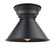 Franklin Restoration LED Flush Mount in Matte Black (405|623-1F-BK-M10-BK-LED)