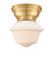 Franklin Restoration One Light Flush Mount in Satin Gold (405|623-1F-SG-G531)