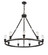 Ballston Nine Light Chandelier in Matte Black (405|840-BK)