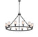 Ballston LED Chandelier in Matte Black (405|850-BK-G801-LED)