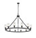 Ballston LED Chandelier in Matte Black (405|850-BK-G802-LED)