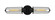 Austere LED Bath Vanity in Matte Black (405|900-2W-BK-CE225-BK-LED)
