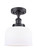 Ballston Urban One Light Semi-Flush Mount in Matte Black (405|916-1C-BK-G71)