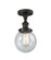 Ballston Urban One Light Semi-Flush Mount in Oil Rubbed Bronze (405|916-1C-OB-G204-6)
