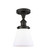 Ballston Urban LED Semi-Flush Mount in Oil Rubbed Bronze (405|916-1C-OB-G61-LED)