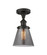 Ballston Urban LED Semi-Flush Mount in Oil Rubbed Bronze (405|916-1C-OB-G63-LED)