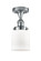 Ballston Urban One Light Semi-Flush Mount in Polished Chrome (405|916-1C-PC-G51)