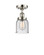Ballston Urban LED Semi-Flush Mount in Polished Nickel (405|916-1C-PN-G54-LED)