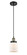 Ballston Urban One Light Mini Pendant in Black Antique Brass (405|916-1P-BAB-G51)