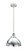 Ballston Urban One Light Mini Pendant in White Polished Chrome (405|916-1P-WPC-MFD-10-PC)