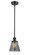 Ballston Urban One Light Mini Pendant in Matte Black (405|916-1S-BK-G63)