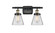 Ballston Urban LED Bath Vanity in Black Antique Brass (405|916-2W-BAB-G62-LED)