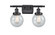 Ballston Urban LED Bath Vanity in Matte Black (405|916-2W-BK-G204-6-LED)