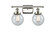 Ballston Urban LED Bath Vanity in Polished Nickel (405|916-2W-PN-G204-6-LED)